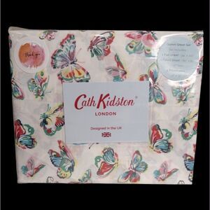 Cath Kidston Colorful Butterflies 🦋 Queen Sheet Set